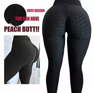 JGS1996 Women's High Waist Yoga Pants Tummy Control Slimming Booty Leggings Work - Picture 1 of 12