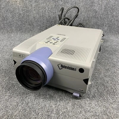 Sharp XG-NV6XU LCD Digital Projector Notevision6 w/ Power Cord & Computer Cable - Image 1 of 4