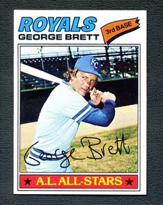 1977 Topps #580 George Brett - Kansas City Royals  NM+