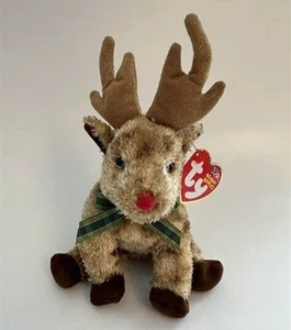 DE COLECCIÓN - TY BEANIE BABY RUDY RENOS DE NAVIDAD - COMO NUEVO - RETIRADO CON ETIQUETAS - Imagen 1 de 1