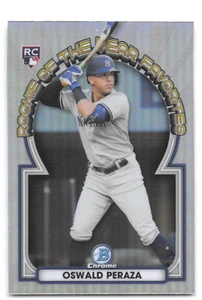 2023 Bowman Chrome Rookie of the Year Favorites Oswald Peraza - Picture 1 of 2