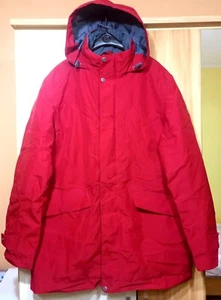 AIGLE GORE-TEX simple 5 pocket parka jacket Size L Red Men - Picture 1 of 10