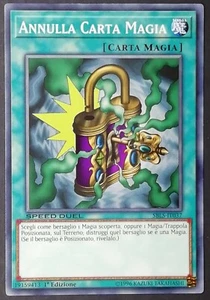 ANNULLA CARTA MAGIA in Italiano SPEED DUEL SBLS-IT037 Comune YUGIOH - Foto 1 di 1