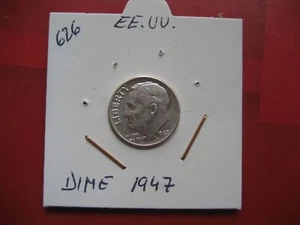 ONE DIME 1947 PLATA - Imagen 1 de 3