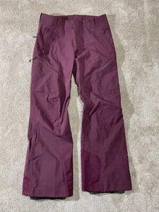 Patagonia Womens Untracked Gore-Tex Ski Snowboarding Snow Pants Small Maroon - Picture 1 of 9