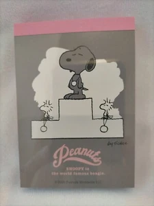 Marimo Snoopy mini memo pad　gray - Picture 1 of 3