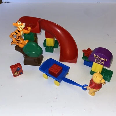 LEGO 2985 Duplo Winnie The Pooh Tigger's Slippery Slide 1999 Vintage Used - Image 1 of 4