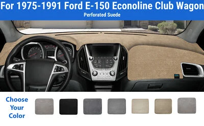 Cubierta de alfombrilla de tablero para Ford E-150 Econoline Club Wagon 1975-1991 (Sedona S Foto 1 de 4
