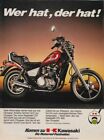 Kawasaki LTD 450 - Reklame Werbeanzeige Original-Werbung 1985 (1)