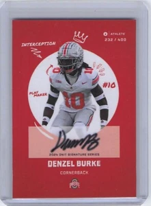 2024 Onit Denzel Burke Ohio State CB /400 Auto - Picture 1 of 2