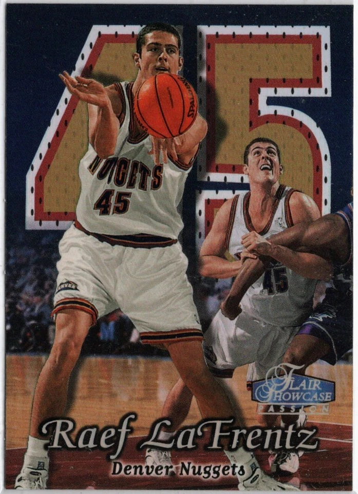 1998-99 Flair Showcase Raef LaFrentz Card Row 2 #30 - Image 1 of 1