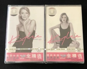 Kylie Minogue GREATEST HITS 87-97 CHINA 1st EDITION DOUBLE CASSETTE TAPE Sealed - Picture 1 of 4