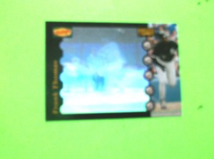 1996 PINNACLE FRANK THOMAS HOLOGRAM CARD DENNY'S PROMO