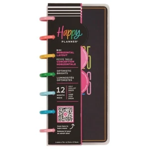 Happy Planner Skinny Mini 12-Month Disc Bound Planner-Optimistic Brights; Jul '2 - Picture 1 of 1