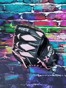 Worth Storm Cool Zone Glove Mitt CZ115B Right Hand Throw Pink Black 11.5" - Picture 1 of 8