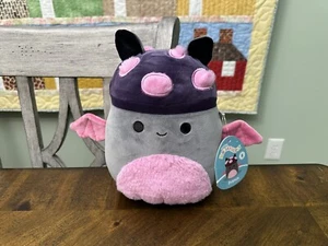 Squishmallow 8” Purple Mushroom Bat - Franco, Hot Topic Exclusive w/ Tag - Picture 1 of 2