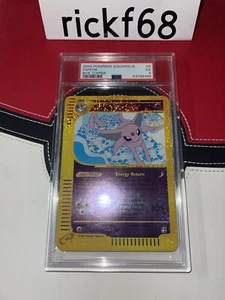 2003 POKEMON AQUAPOLIS #6 ESPEON BOX TOPPER PSA 5 - Picture 1 of 2