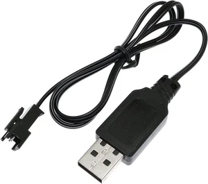 Cavo Caricabatteria USB Batteria 4.8v 250mA NiMh Spina SM 2P Adatto Droni,auto - Foto 1 di 5