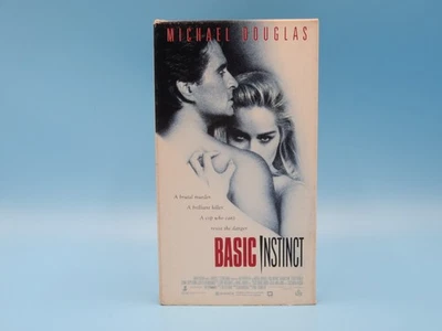 Basic Instinct VHS 1992 Michael Douglas Sharon Stone Thriller Carolco - Image 1 of 4