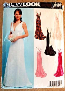 UNCUT New Look Abendkleid #6401 Kleid für besondere Anlässe Hochzeit Abschlussball Größe 8-18 - Bild 1 von 8