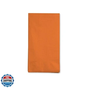 Creative Converting 16-Count Touch of Color 3-Ply Paper Guest Napkins, Sunkis - Picture 1 of 1