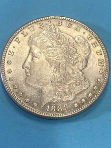1888 S $ 1 Morgan Silver Dollar BU - Picture 1 of 2