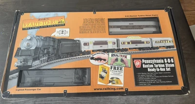 MTH O Rail King Ready to Run Set Pennsylvania Bantam Turbine 30-4060-1 6-8-6 - Image 1 of 4