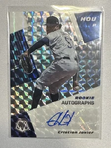 2021 Cristian Javier Rookie Autograph Panini Mosaic Baseball [#RAM-CJ][RC] - Bild 1 von 2