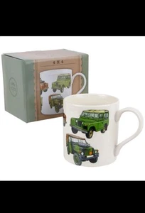 Taza China Fina Colección Leonardo Land Rover Colección Defender CAJA DE DAÑOS - Imagen 1 de 6