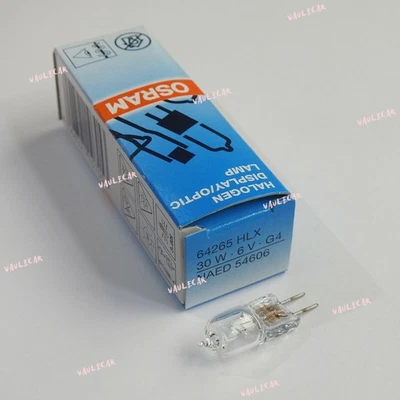 OSRAM 64265 6V30W NAED54606 NIKON Eclipse 50i Zeiss Leica Microscope Lamp Light - Image 1 of 3