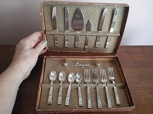 Vintage Kinder Kunststoff Besteck Banner Metaltone Junior Geschirr - Bild 1 von 11