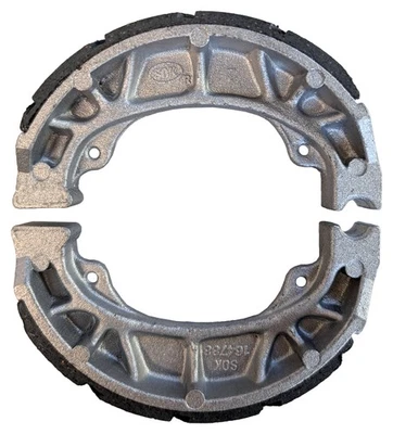 Emgo Front Grooved Brake Shoe for Honda 1985-07 Elite 80 CH80 1990 NS50F - Image 1 of 3