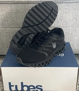 K Swiss Tubes Comfort 200 Women’s Medium Size 7 Black / Charcoal  ~ NEW ~ - Picture 1 of 5