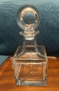 Italian Crystal- Colle - Oltre 24% Lead - Gorgeous Decanter W Round Flat Stopper - Picture 1 of 5
