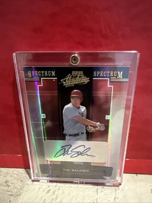 Playoff Absolute Memorabilia 2005 - Tim Salmon Auto #194 Spectrum #/50 Foto 1 de 4