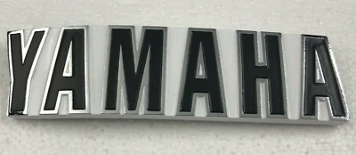 YAMAHA Tank Badge LEFT for RD350 RD250 A B 1973 1974 1975 New Metal Emblem YT02L - Image 1 of 3