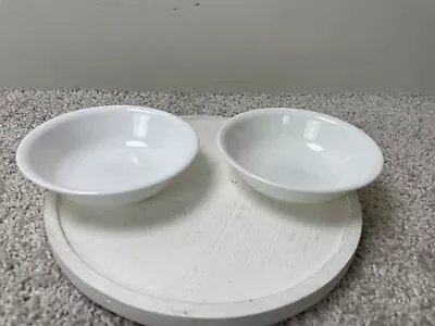 Set of 2 Corelle 5.5" Ceramic Bowl Break & Chip Resistant Made in USA White - Image 1 of 4