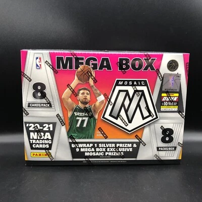 2020-2021 Panini Mosaic NBA Basketball Mega Box Target Green Fluorescent Prizms - Image 1 of 4