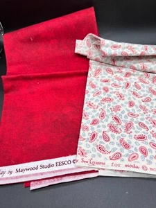 Over 3 Yards of Quilt Shop Quality Fabrics- Moda, Alexander Henry, Maywood - Picture 1 of 7