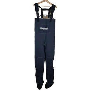 Vintage Hodgman Neoprene Chest Waders Small Mens XS Stocking Foot Dark Green - Picture 1 of 10