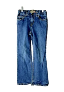 Children’s place Blue jeans Girls size 10 Stretch Denim Flare Heart embroidered - Picture 1 of 6