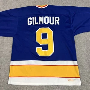 Vintage 80's CCM St Louis Blues Doug Gilmour NHL Hockey Jersey Men's Medium USA - Picture 1 of 8