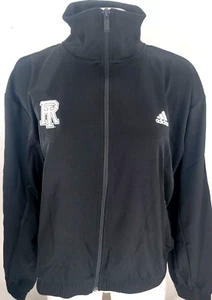 NEW Rhode Island Rams Black Adidas Full Zip 3-Stripe Track Jacket Women's S - Picture 1 of 9
