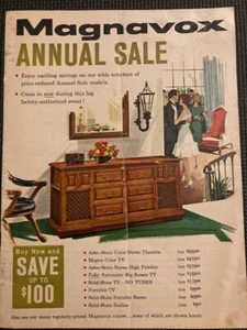 Magnavox Jahresverkauf 70er Jahre Farbe, s/w, Radios & Plattenspieler - Bild 1 von 6