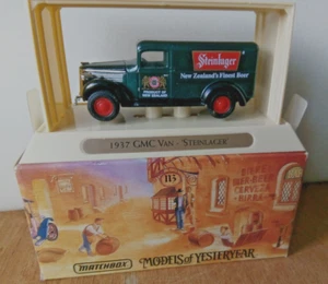 Matchbox Models Of Yesteryear - 1937 GMC Van 'Steinlager' NZ Beer - 1:43 Bxd - Picture 1 of 8
