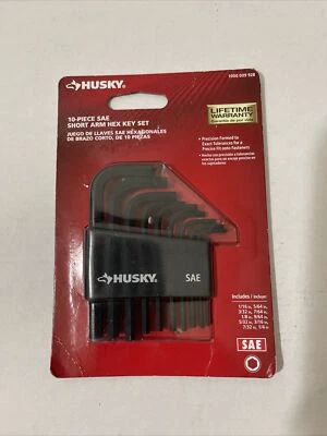 Husky 1000009928 10-Piece Short Arm Hex Key Set  *FREE SHIPPING* - Image 1 of 3