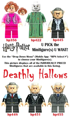 Minifiguras genuinas LEGO U Pick HARRY POTTER: DEATHLY HALLOWS **NUEVAS** Foto 1 de 4