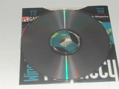 PC Gamer march  1998 Disc 3.12 - PC CD Computer game Demo Disc Only - Image 1 of 4