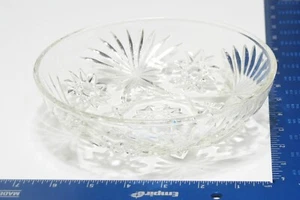 Vintage Anchor Hocking Early American Prescut Bowl 7" Estrella de David - Imagen 1 de 2