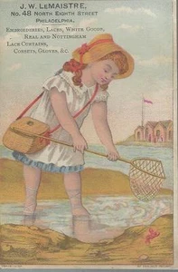 HANDELSKARTE - J.W. Le MAISTRE'S WHITE GOODS, PHILADELPHIA, PA - Bild 1 von 1